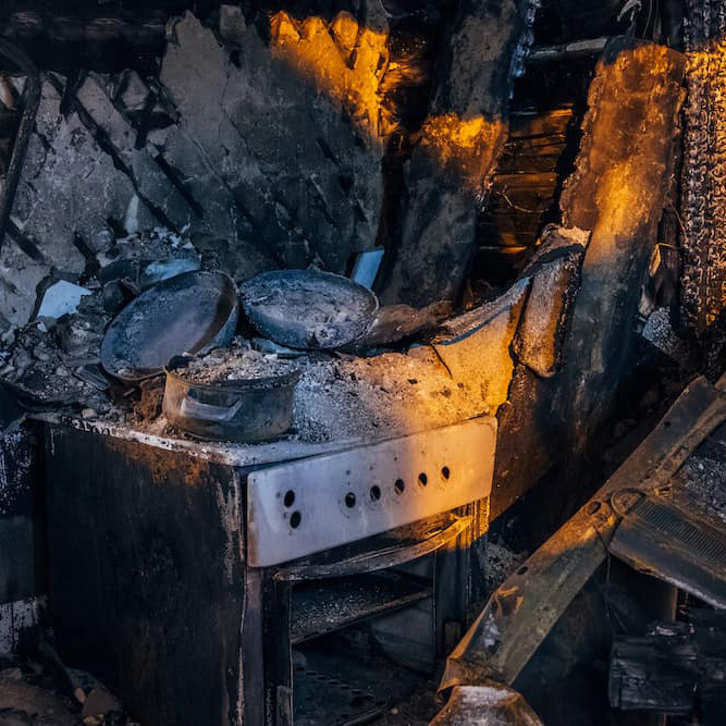 Fire damage restoration