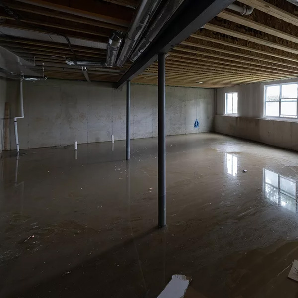 Flooded basement cleanup services